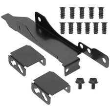 Black PCI Slot Bracket Dual Slots Fan Mount Racks Computer Radiator Holders