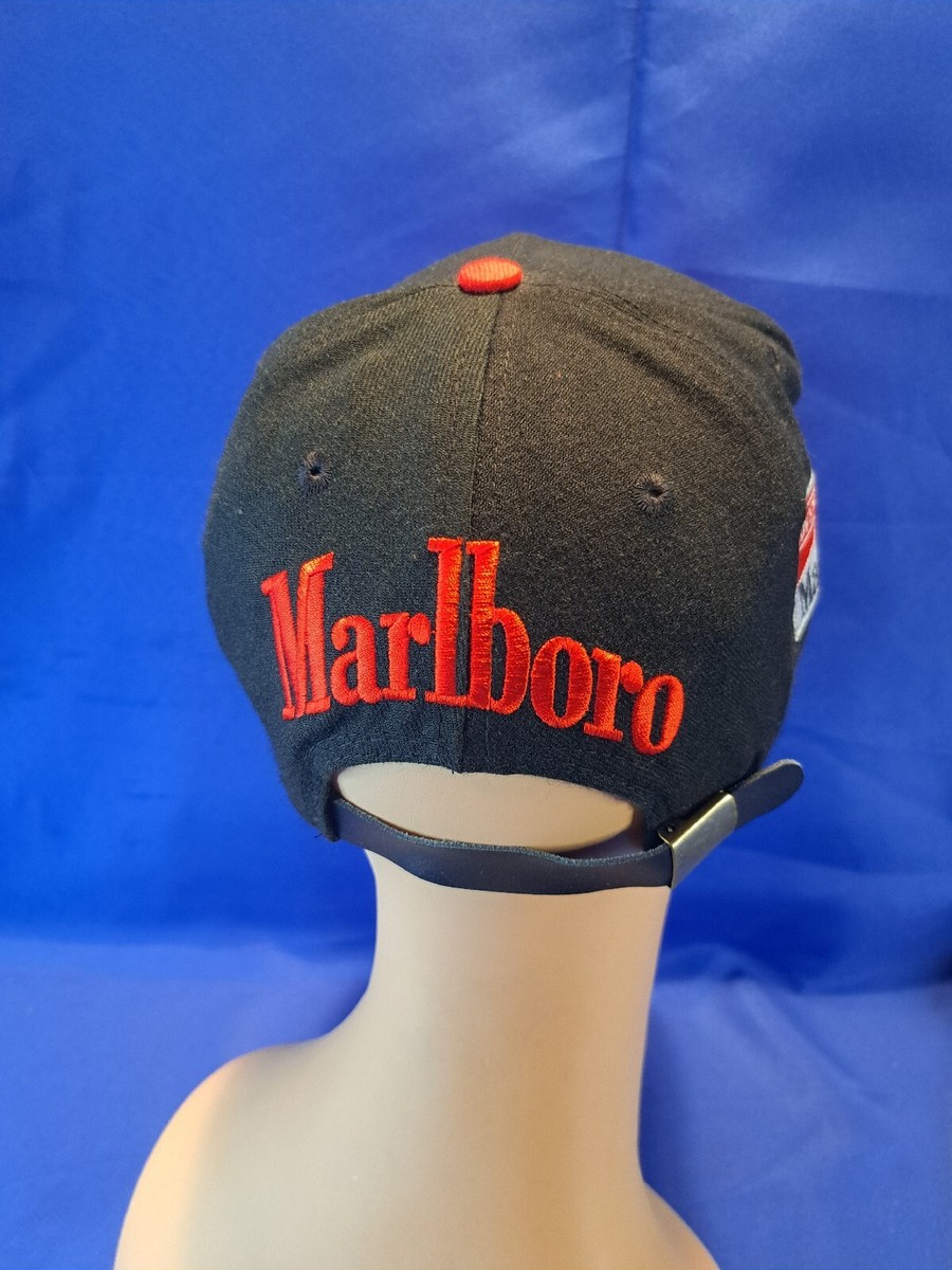 帽子 90s Marlboro ADVENTURE TEAM CAP Marlboro Adventure Team Hat Leather Strap Vintage VTG 90s | eBay