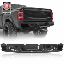 Heavy-duty Steel Rear Bumper W 218w Led Lights Fit Dodge Ram 2500 3500 19-23