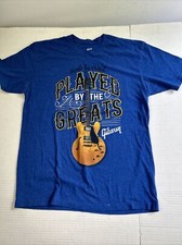 GIBSON T-Shirt Played By The Greats Royal Blue L