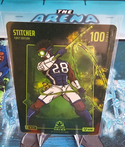 Bo Jackson Battle Arena STITCHER Jonathan Taylor Glow Battlefoil BF-217 Pwr 100