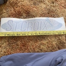 ST. CROIX RODS FISHING BANNER BASS BOAT MAN CAVE DECAL STICKER GRAPHIC