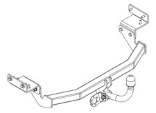 Gancio di traino estraibile per Hyundai Bayon 2021- + kit el. 13-poli specifico