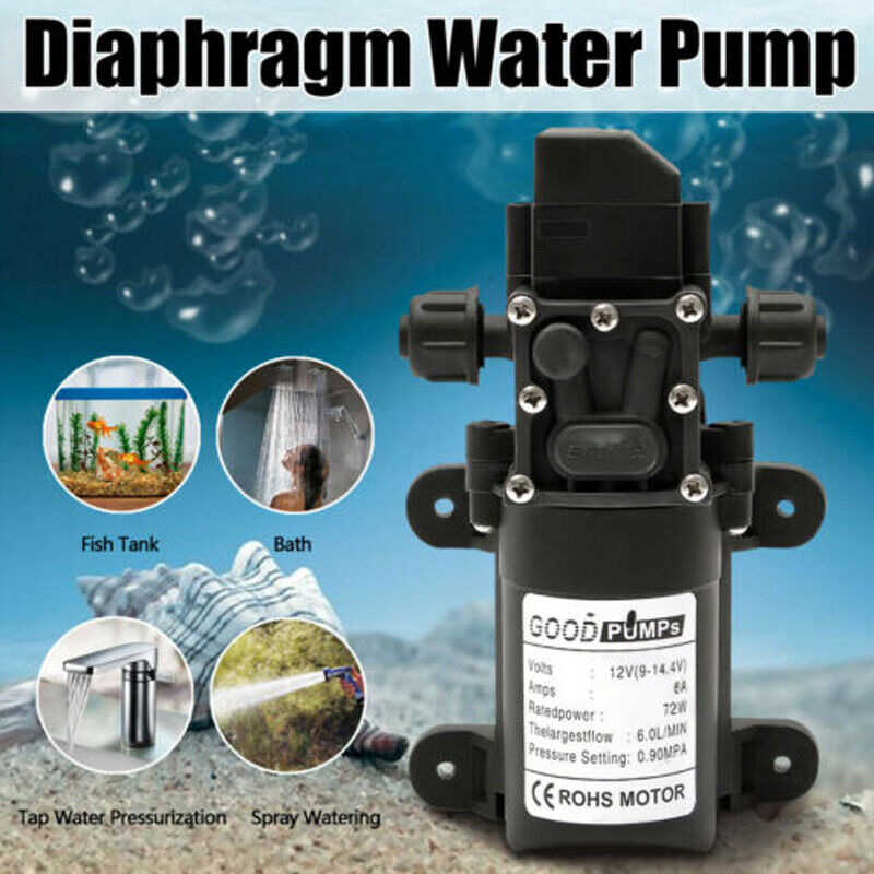 DC 12v 24V 15W 1.7LPM 130psi High Pressure small Water Pump DC 12v 24V 15W 1.7LPM 130psi High Pressure small Water Pump