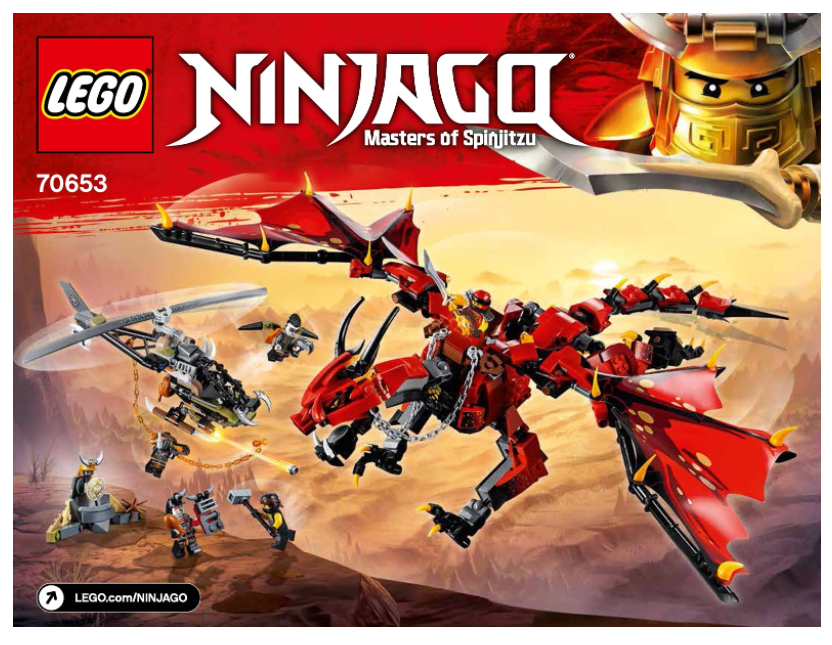 Lego Ninjago First Born Set ⭐LEGO INSTRUCTIONS⭐ Ninjago MASTERS