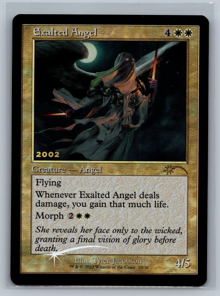 Magic MTG 30th Anniversary Promos Exalted Angel #10/30 Promo Foil
