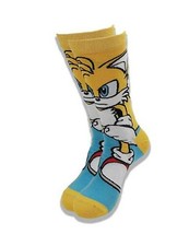 Sonic Tails Character Design Crew Socks