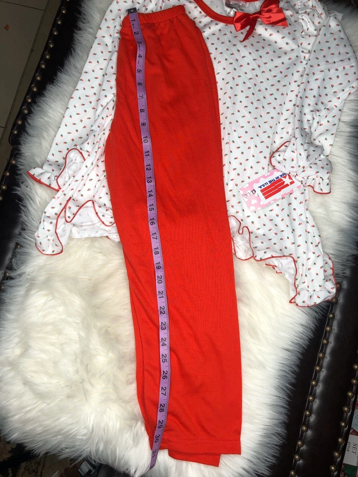 Pijama Laura Dare Fresa 🍓 Dos Piezas, Talla 8 Foto 2 de 4