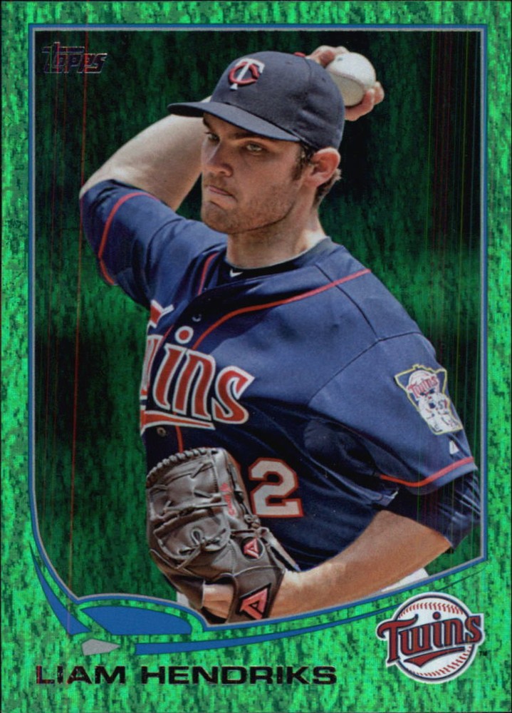 2013 (TWINS) Topps Emerald #590 Liam Hendriks