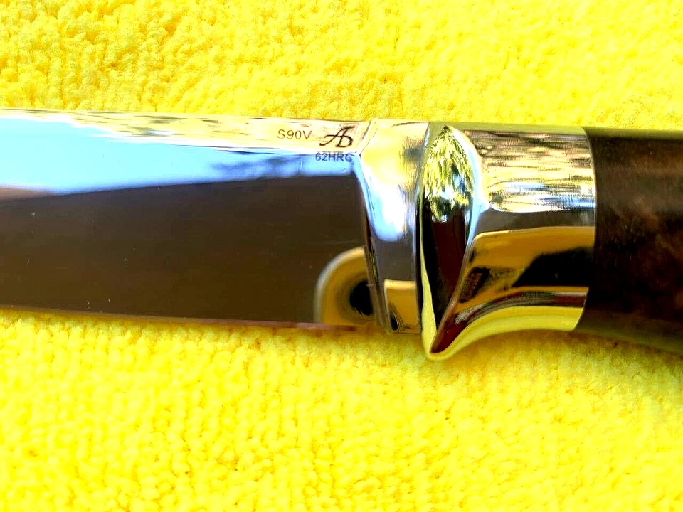 PUUKKO - S90V - Sr. ANDREW BLACKSMITH - 62 HRC - GARANTÍA L/T - Cuchillo Exterior Foto 4 de 4