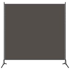 1-Panel Room Divider Anthracite 175x180 cm vidaXL