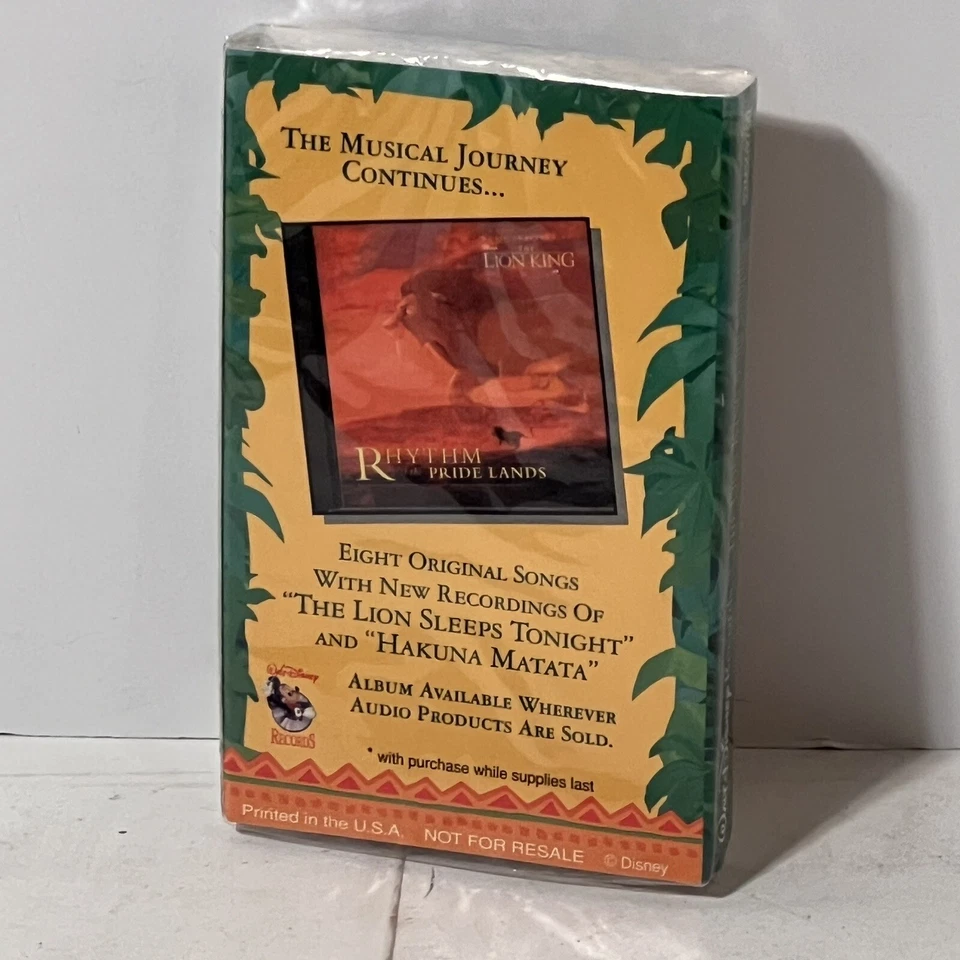 the lion king 3 song sampler cassette Target Exclusive New Sealed - Image 2 of 4