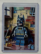 Batman Limited Edition Artist Signed "The Minifigure" Trading Card 2/10