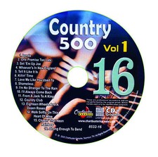 KARAOKE CHARTBUSTER CD G COUNTRY 500 CB8532 VOL.1 DISC  16