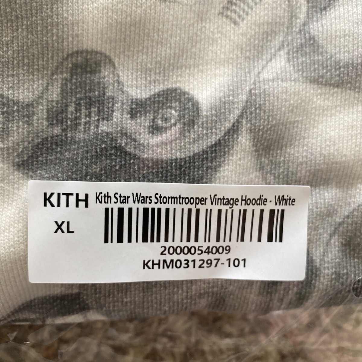 トップス KITH STARWARS stormtrooper vintagehoodie Kith x STAR WARS Stormtrooper Vintage Hoodie Size XS,S,M