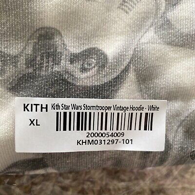 Kith For Star Wars™ Stormtrooper Vintage Hoodie KHM031297 Kith For Star Wars™ Stormtrooper Vintage Hoodie KHM031297