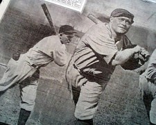 Rogers The Rajah Hornsby Hack Wilson Chicago Cubs Baseball Photos 1929 Newspaper