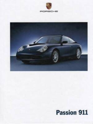 Porsche Passion 911 996 Buch Prospekt Deutsch brochure  9/2001 - TOP