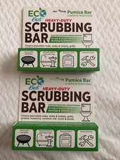 2 pack PUMICE heavy duty SCOURING STICK BAR for cleaning scrubbing