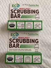 2 pack  PUMICE heavy duty SCOURING STICK BAR for cleaning scrubbing