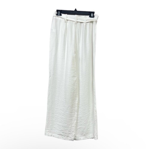 1. STATE Pants Womens White Pocketed Zippered Tie-waist Size 4 New - Picture 2 of 8