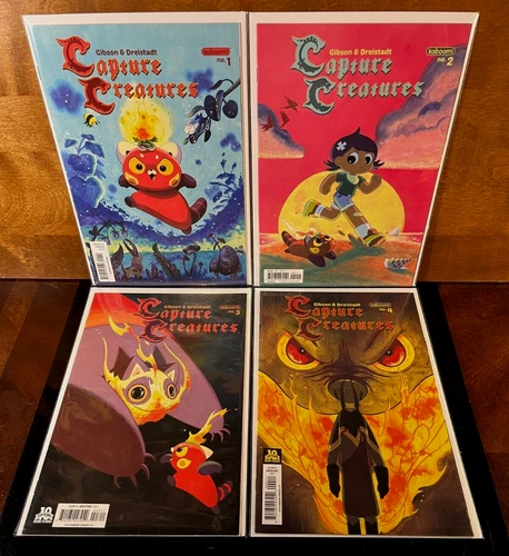 Kaboom! CAPTURE CREATURES 1 2 3 4 Lot 2014 NM+ Set 1st Appearance Comic Gibson