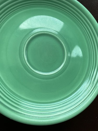 3 FIESTA VINTAGE ALT ÄLTER 6 ZOLL FIESTAWARE UNTERTASSENBECHERTELLER BLAU GRÜN ROT/ORANGE - Bild 6 von 12