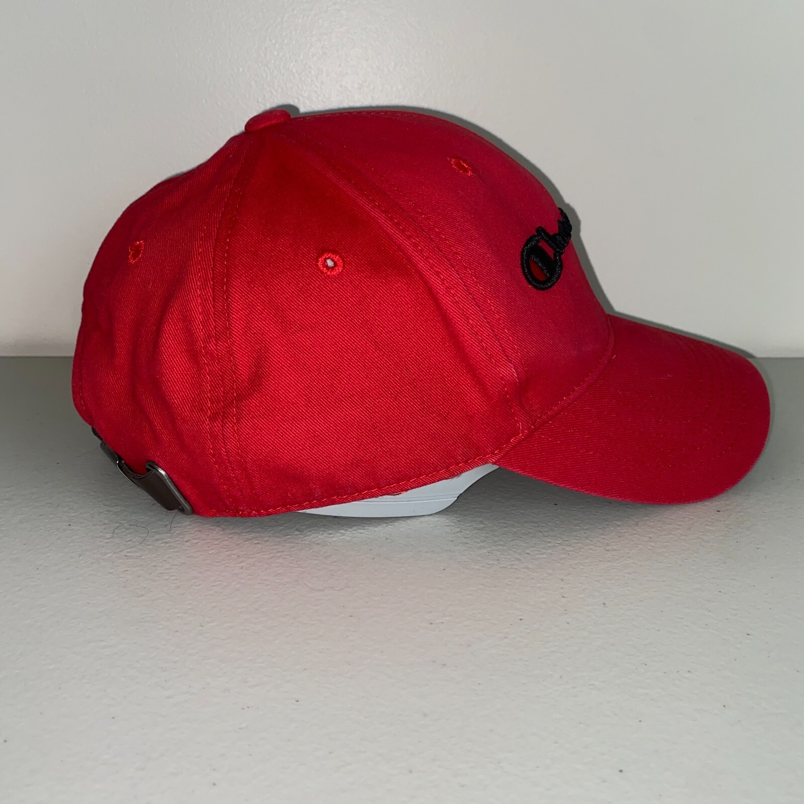 Champion Adjustable Strapback Hat Cap Red - image 4