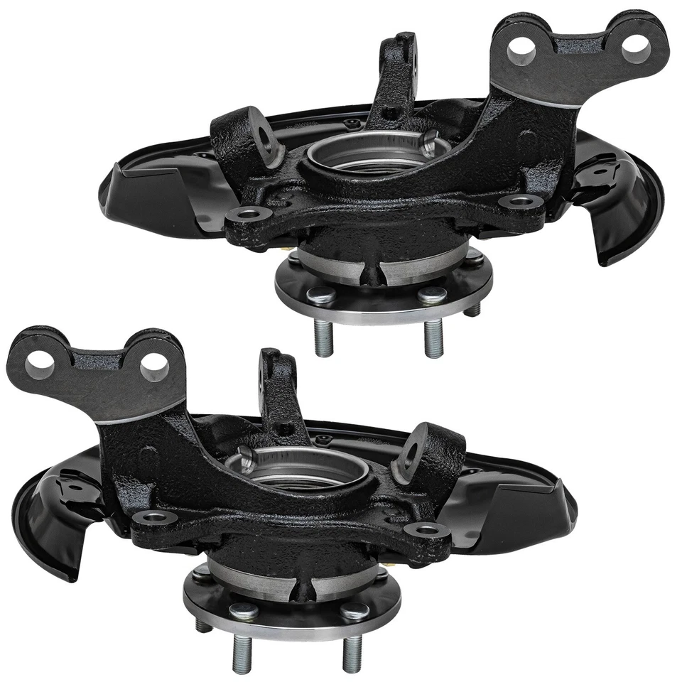 Front Knuckles Hubs Outer Tie Rods for 2010-2015 RX350 RX450h Toyota Highlander - Image 3 of 4