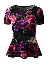 Casual floral blouses