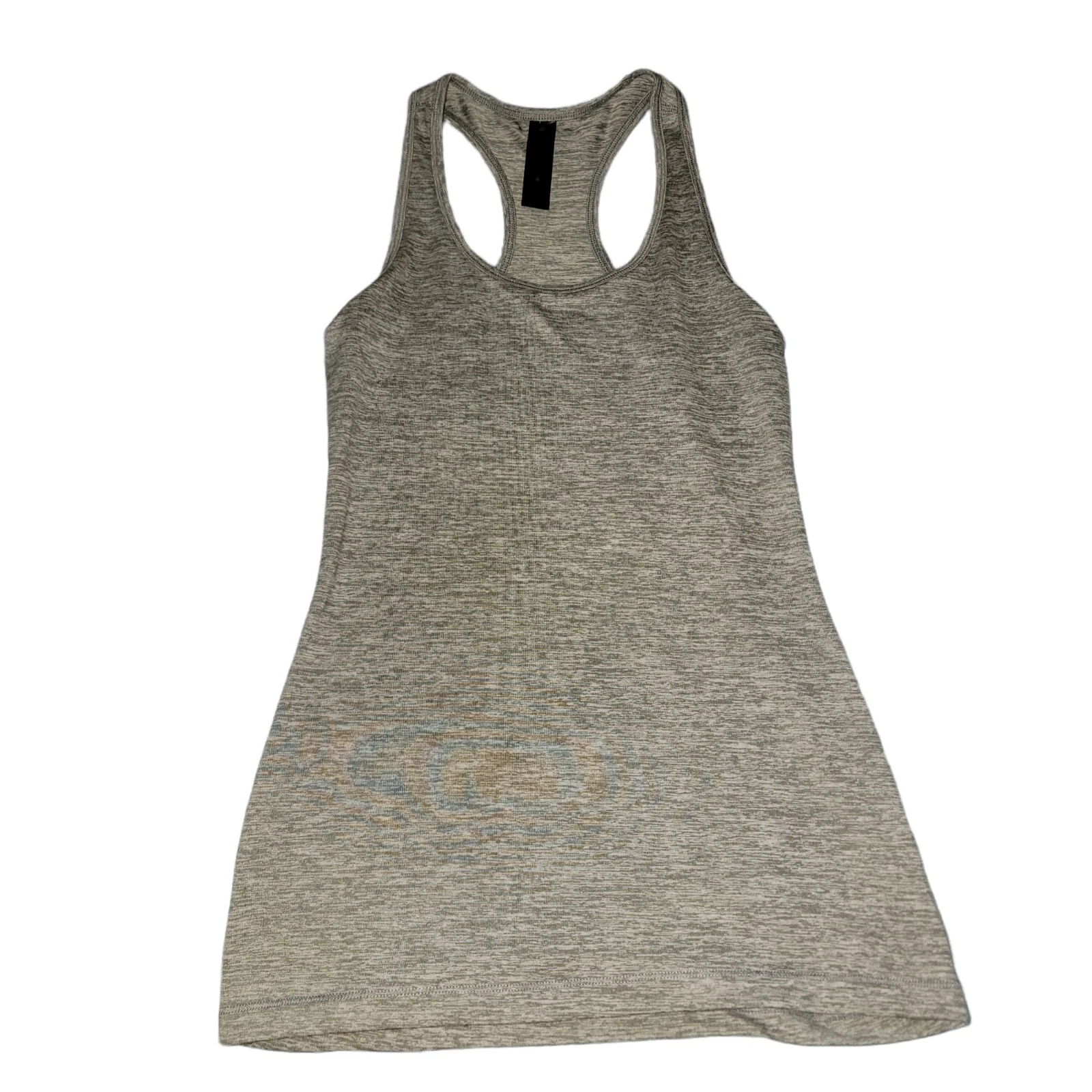 yogalicious buttery soft stretch knit heathered racerback tank-top