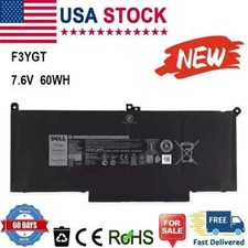 Genuine OEM F3YGT Battery For Dell Latitude 12 13 14 E7280 E7480 7480 7490 7380