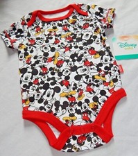 Mickey Mouse Bodysuit Outfit Baby Size 0/3 Months thru 24 Months NEW Disney