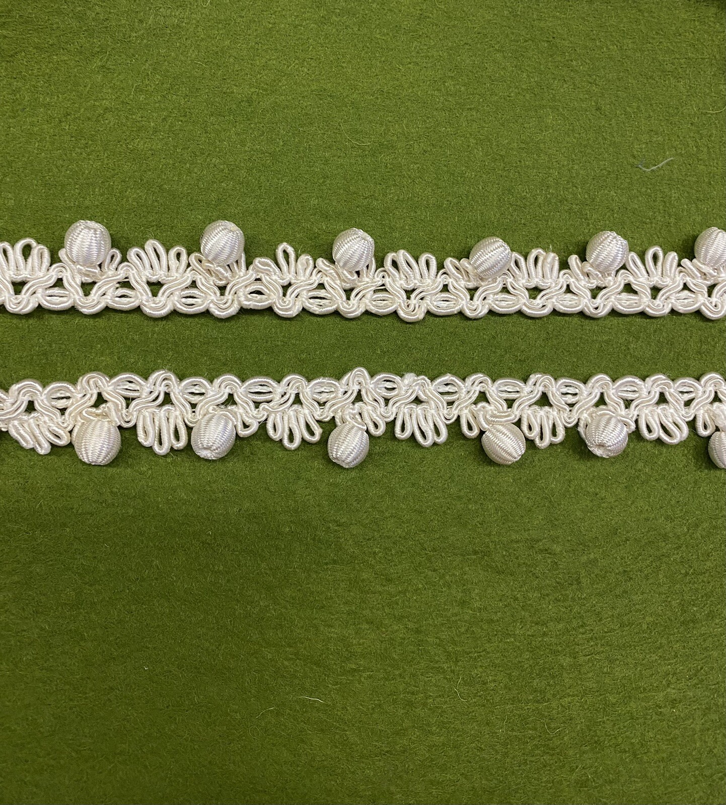 Vintage Off White Woven Braid - France