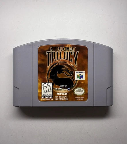 Mortal Kombat Trilogy Nintendo 64 N64 Authentic Cleaned & Tested Great Condition