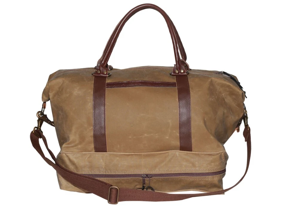 Bolso de mano profesional Morgan Stanley 100 % auténtico raro de cuero encerado Foto 2 de 3