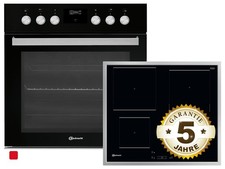 Bauknecht HEKOF500 Set Einbauherd HIS5EI8VS3ES + Induktionskochfeld BU1760CFT