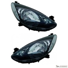 Hauptscheinwerfer Scheinwerfer SET H4 ohne Motor passt für Mazda 2 08-14