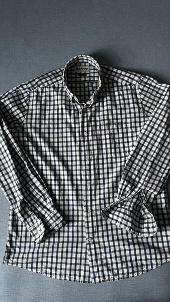 Men Barbour Shirt Multicolor Cotton 40