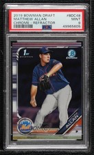 2019 Bowman Draft Chrome Refractor Matthew Allan #BDC-48 PSA 9 MINT b2t