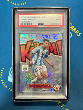 2024 PANINI DONRUSS FIFA LIONEL MESSI KABOOM! SSP CASE HIT PSA 9 #10