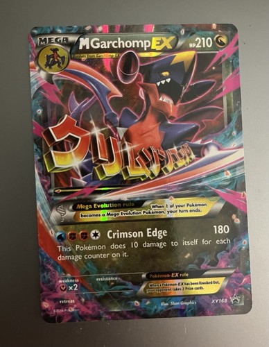 POKEMON TCG MEGA GARCHOMP EX XY168 BLACK STAR PROMO XY