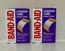 2 tiras deportivas para el cuidado de cojines de curita 30 vendajes adhesivos estériles almohadilla ancha 1"x3"