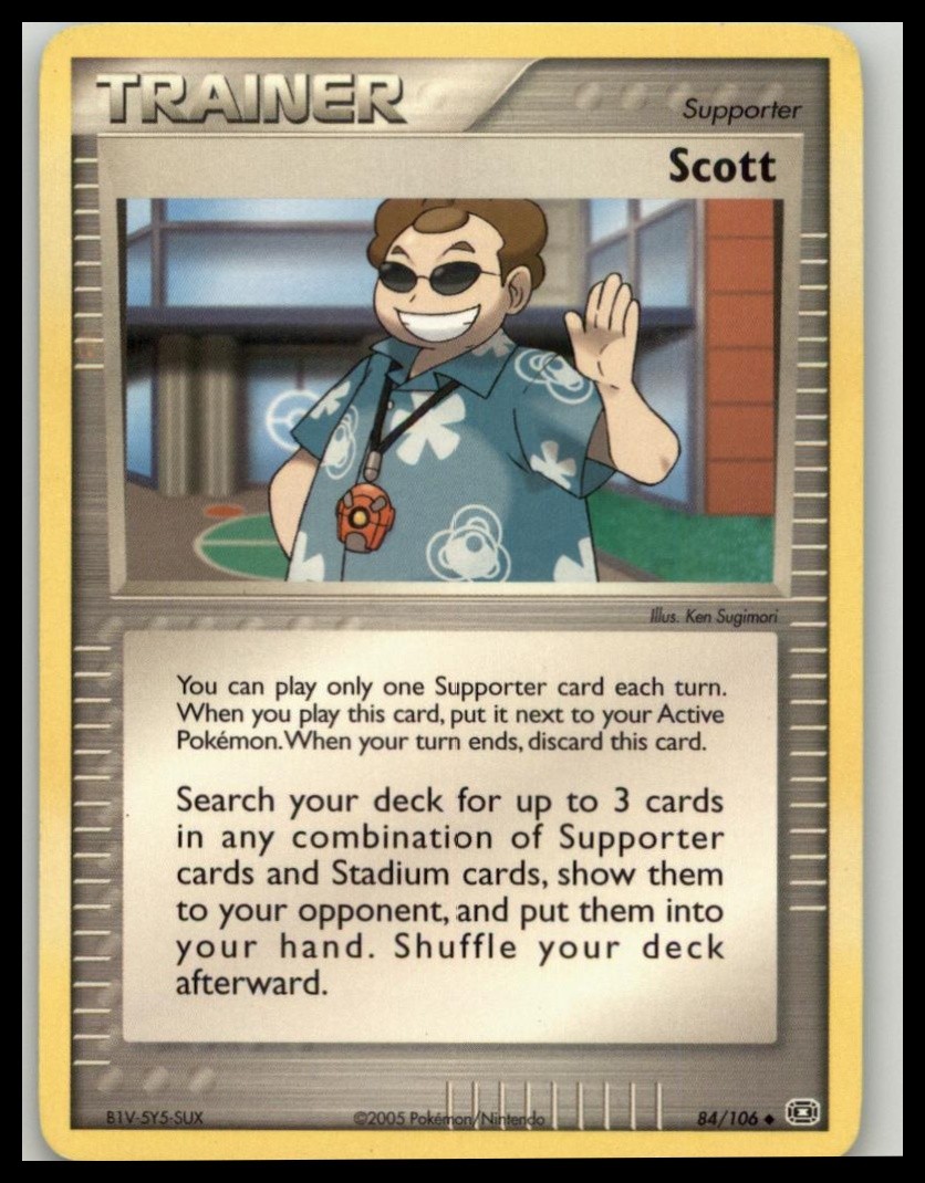 Scott Uncommon EX Emerald 84/106 HP