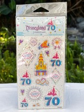 Disneyland Resort 70th Anniversary Holographic Stickers 4 Sheets 2026 NWT