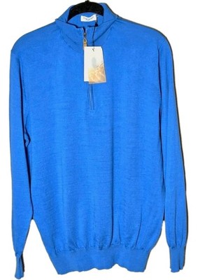 Men's NWT Tom James 100% Pima Cotton Large Polo Pullover Preppy Golf Heritage