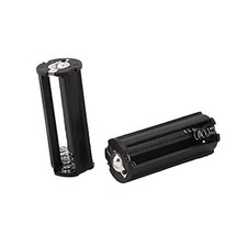 2Pcs Black Battery Holder for 3 x 1.5V AAA Flashlight Torch