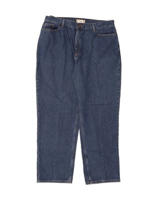 L.L.BEAN Curvy Classic Fit Straight Damenjeans US 18 2XL W36 L30 blau CL07