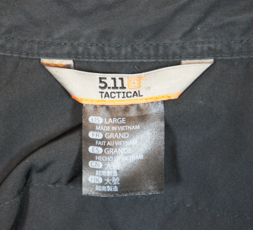 5.11 Tactical Men's Large Peninsula Insulator Jacket Black Long Sleeve - Picture 4 of 11
