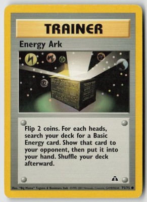 Energy Ark 75/75 - Neo Discovery Unlimited - PTCG - MP